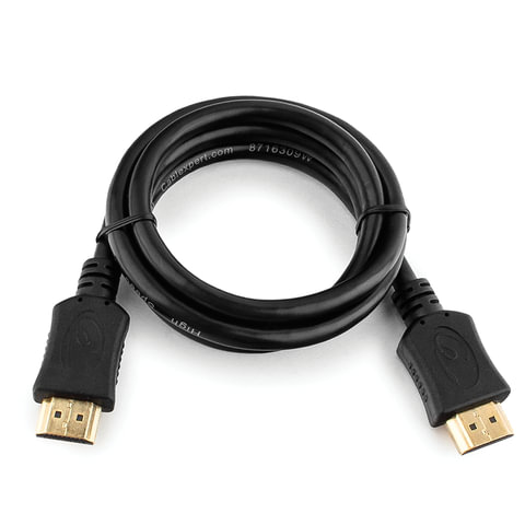 превью Кабель HDMI, 1 м, GEMBIRD, M-M, экранированный, для передачи цифрового аудио-видео, CC-HDMI4L-1M