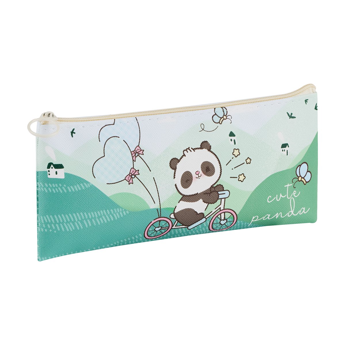 Пенал мягкий 200×100 MESHU «Cute Panda», искусственная кожа