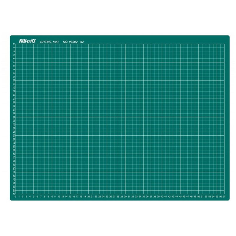 превью Коврик для резки KW-Trio A2, 60×45см, толщина 3мм, разметочная сетка