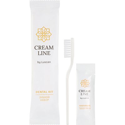 Набор зубной Luscan Cream Line, флоупак,300шт