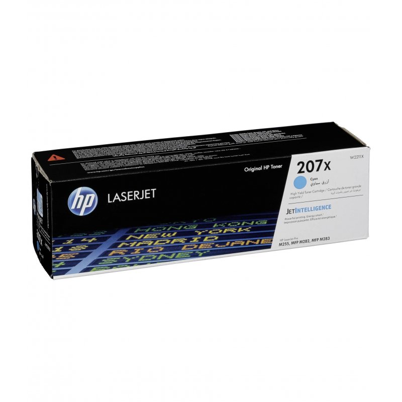 Картридж лазерный HP 207X W2211X голубой оригинальный повышенной емкости