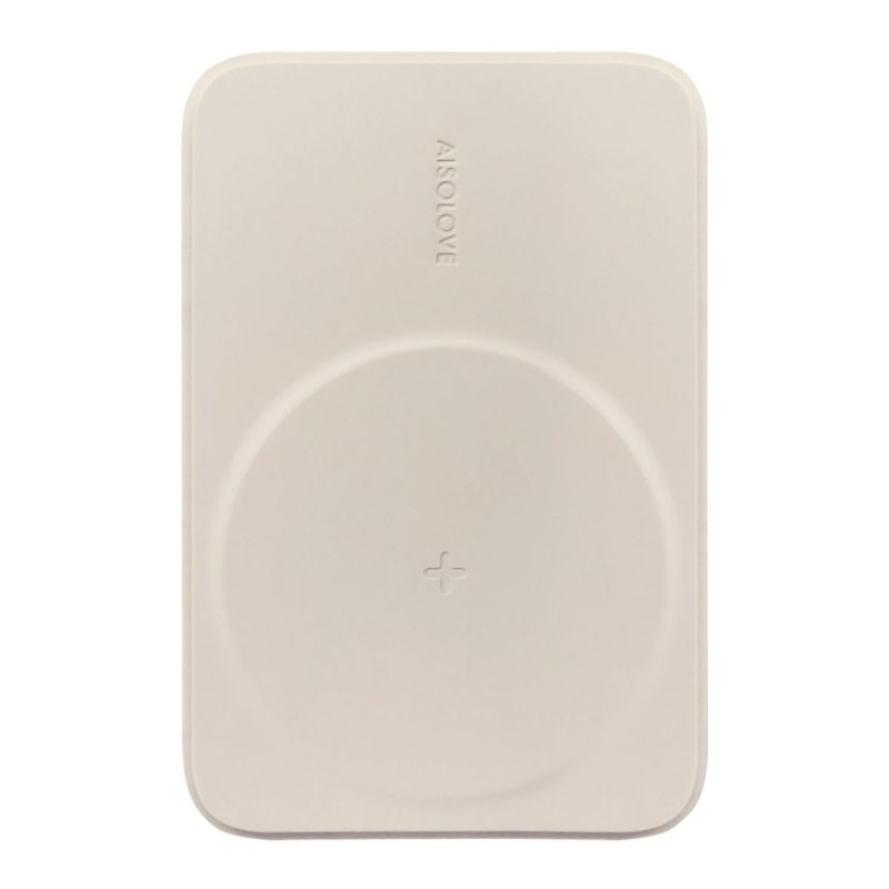превью Внешний аккумулятор SOLOVE (Mi) W12 5000mAh MagSafe 20W QC+PD 3A, бежевый