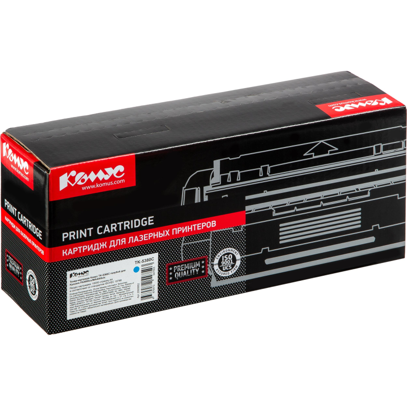 Тонер-картридж Комус TK-5380C гол. для Kyocera PA4000cx/MA4000cix