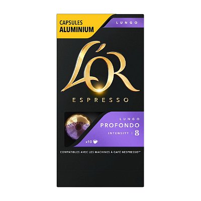 Капсулы для кофемашин L'or Espresso Lungo Profondo (10 штук в упаковке)