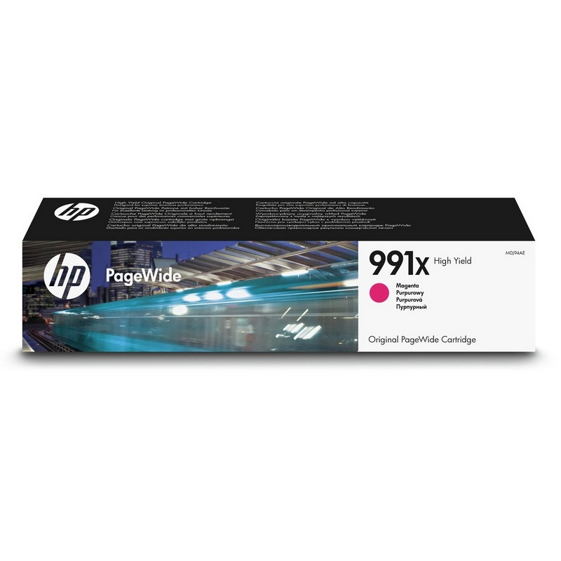 превью Картридж струйный HP 991X M0J94AE пурпурный оригинальный повышенной емкости