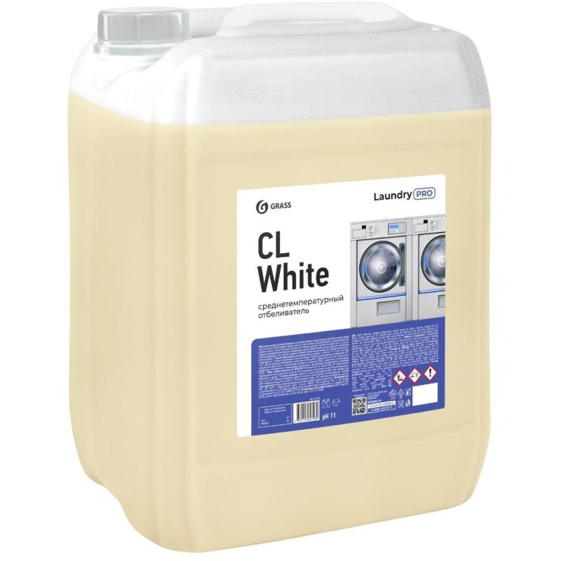 превью Профхим д/стирки отбеливатель дез/эфф с хлором Grass/CL White, 20л