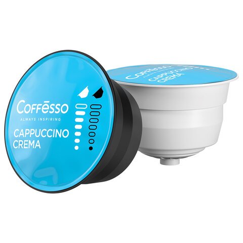 Кофе в капсулах COFFESSO «Cappuccino Crema» для кофемашин Dolce Gusto, 8 порций