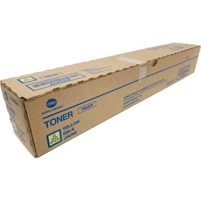 Тонер-картридж Konica Minolta TN-328Y желтый оригинальный