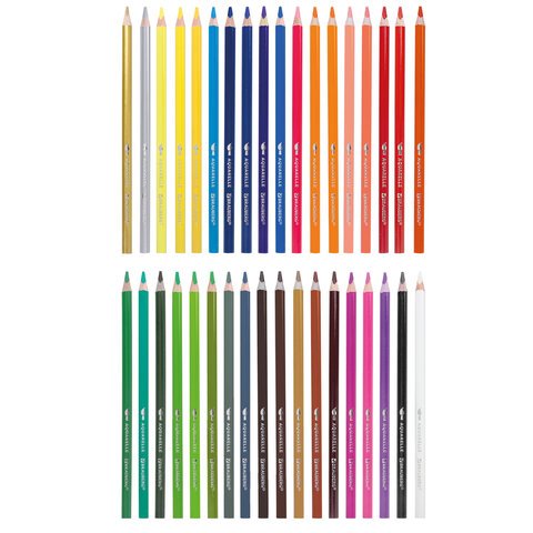Карандаши цветные акварельные BRAUBERG PREMIUM AQUARELLE36 цветовгрифель мягкий 4 мм181674