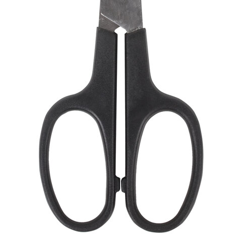 Ножницы BRAUBERG «Standard» 180 мм, классической формы, черные, 237096