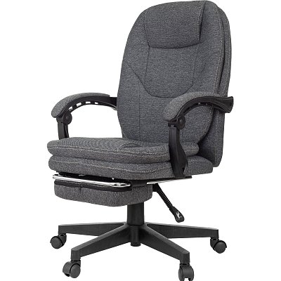 Кресло VB_Бюрократ CH-868MSG-F серый 3C1 с подставкой для ног