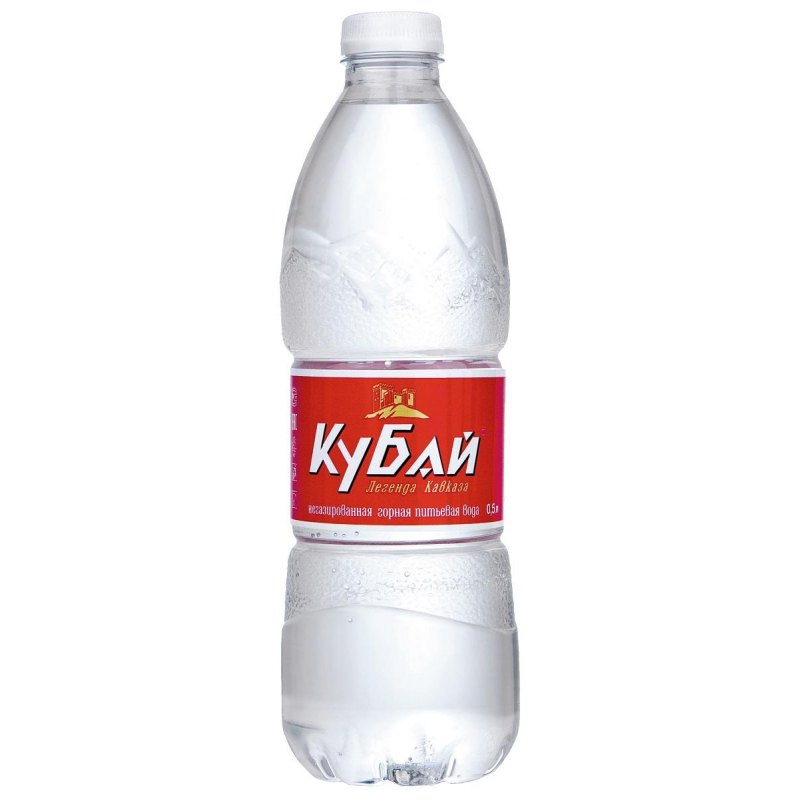 Вода питьевая Кубай негазированная 0.5 л (12 штук в упаковке)