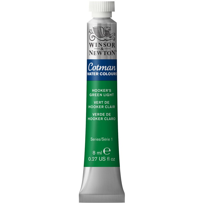 превью Акварель Winsor&Newton «Cotman», 8мл, туба, светло-зеленый Хукер