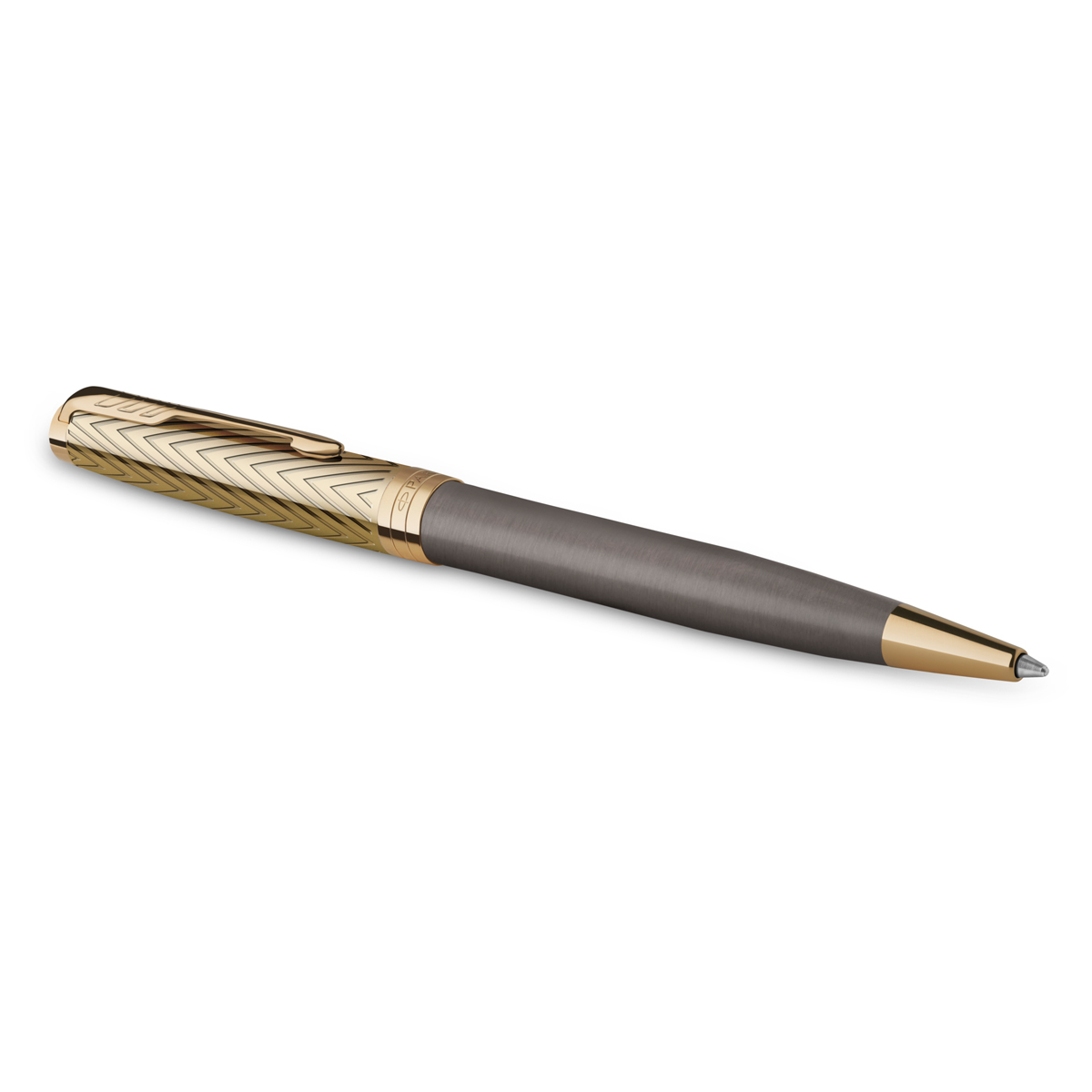 Ручка шариковая Parker «Sonnet ARROW GT» черная, 1.0мм, кнопочн., подарочная упаковка