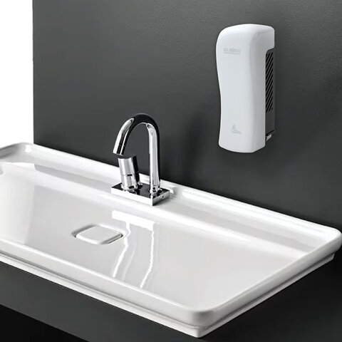 Диспенсер для жидкого мыла LAIMA PROFESSIONAL ORIGINAL, НАЛИВНОЙ, 0.8 л, белый, ABS-пластик, 605774