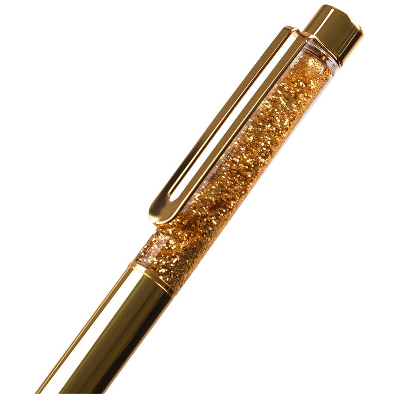 Ручка шариковая автоматическая MESHU «Gold sand» синяя, 1.0мм