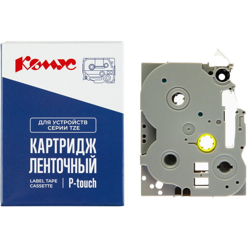 Картридж Комус TZE-851(Brother TZE-851 черный на золотом,24мм/8м)