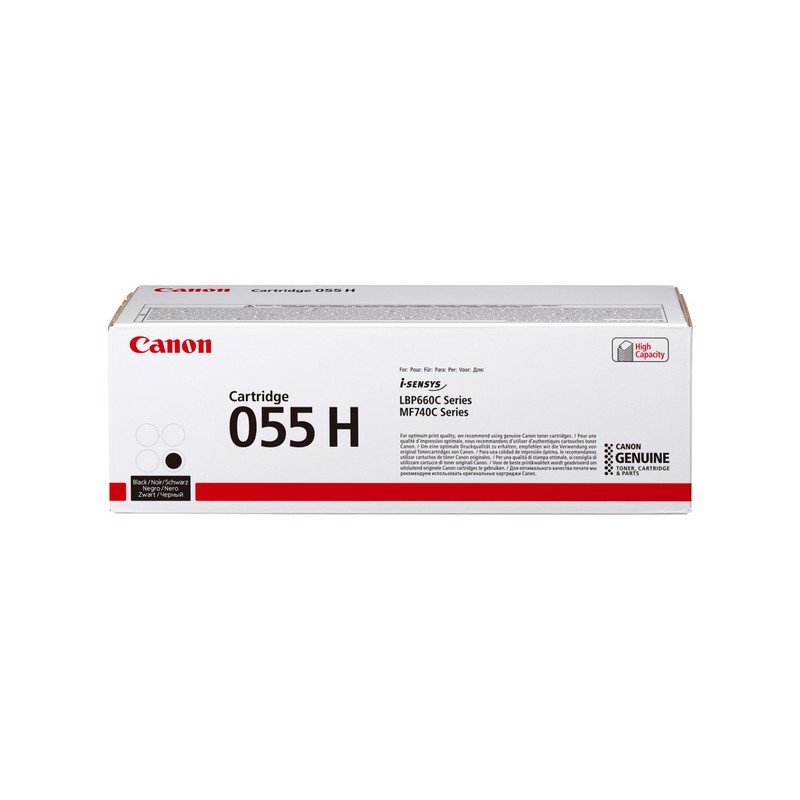 превью Картридж лазерный Canon 055 H BK 3020C002 черный повышенной емкости оригинальный
