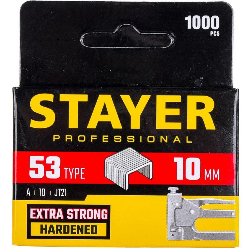 превью Скобы для степлера 10 мм тип 53 1000 шт STAYER 3159-10_z02