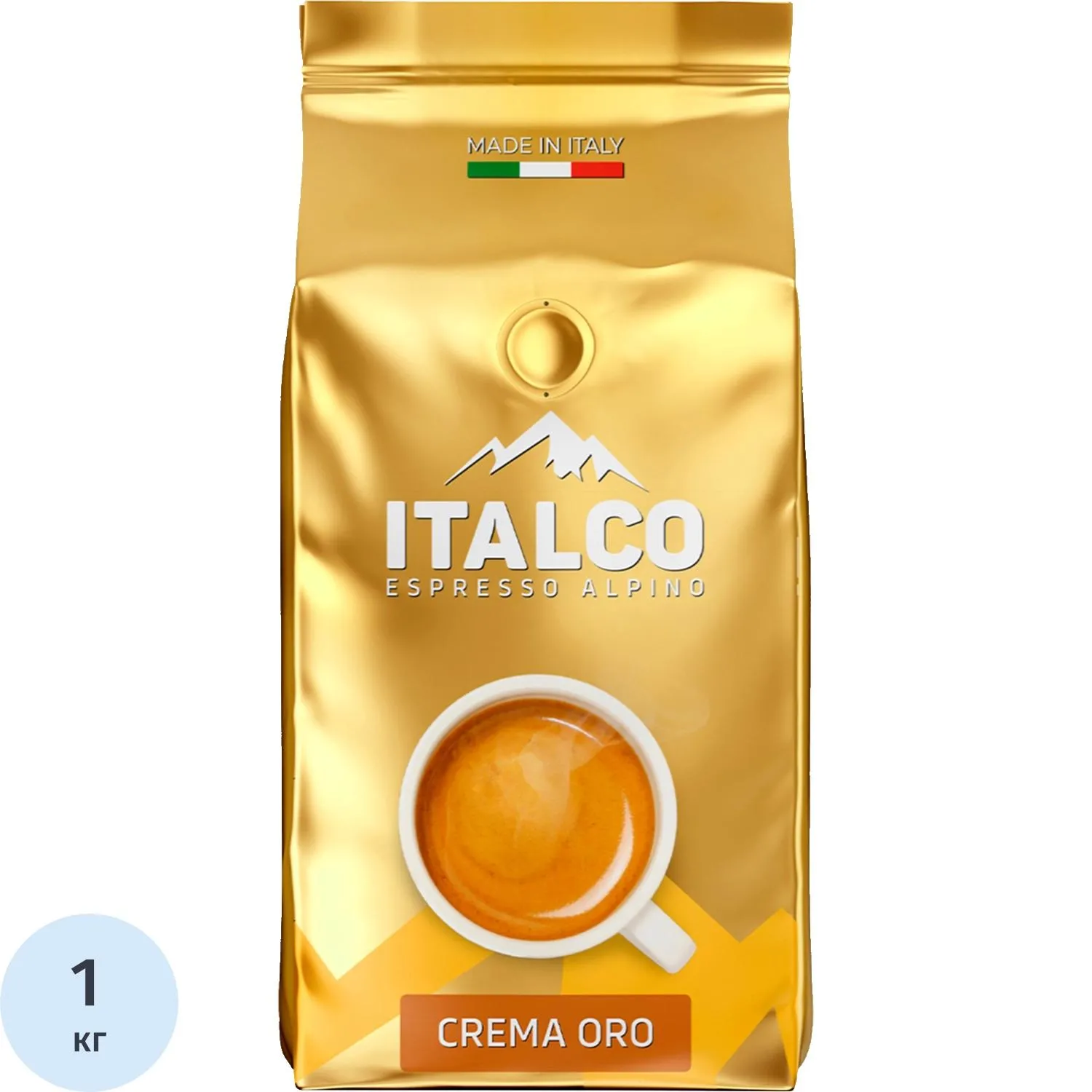превью Кофе Italco Crema Oro Крема Оро, жареный в зернах, 1кг