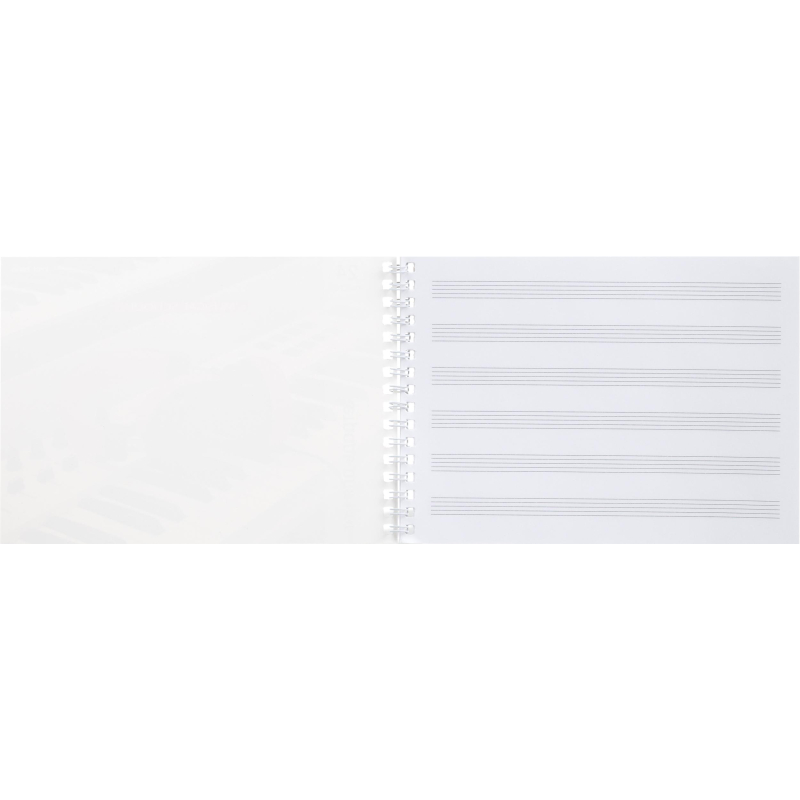 Тетрадь для нот А5 24л., альбомная ИНСТРУМЕНТЫ НА РЕПЕТИЦИИ, 24-1027