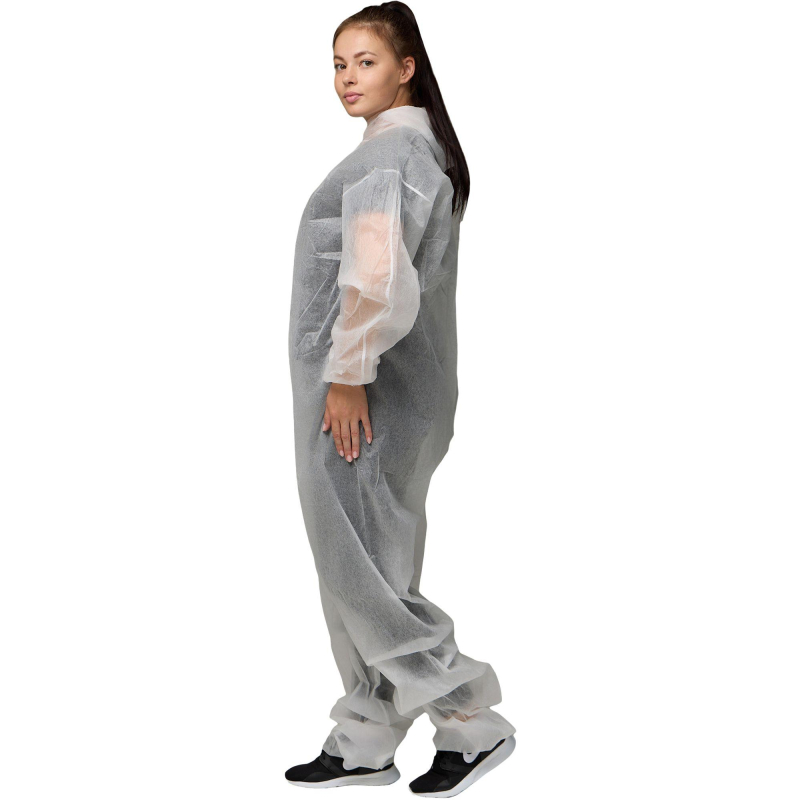 Комбинезон одноразовый Каспер, белый, 20 г/м2, р. ХXХL, кп