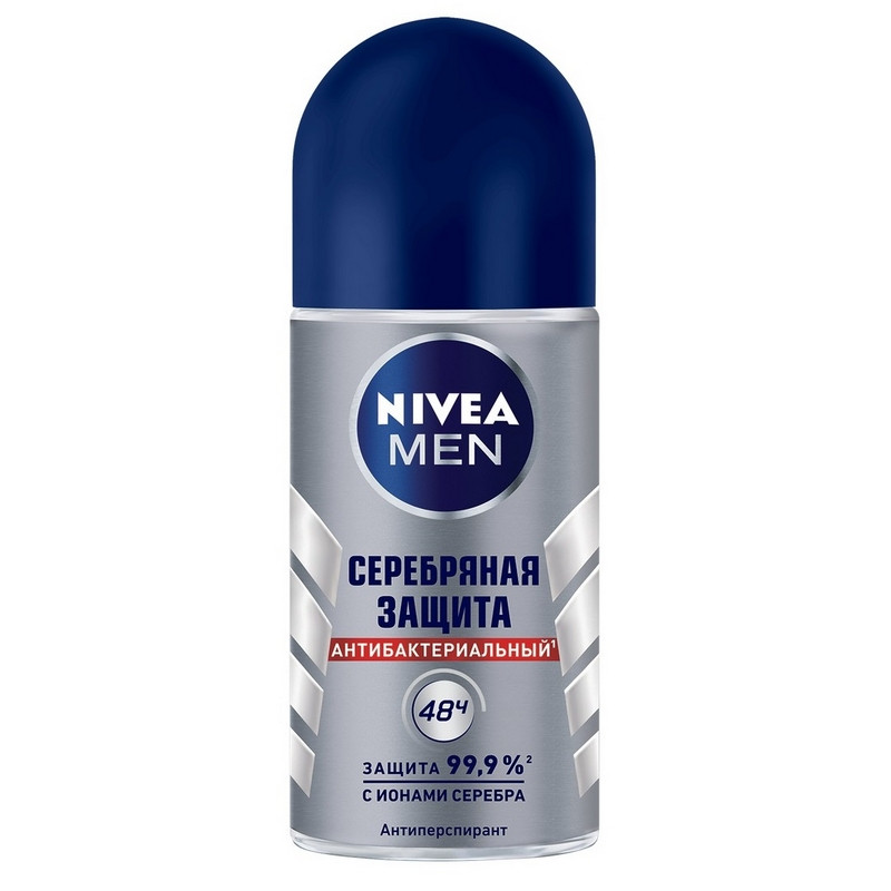 превью Дезодорант-роликовый мужской Nivea Серебряная защита 50 мл