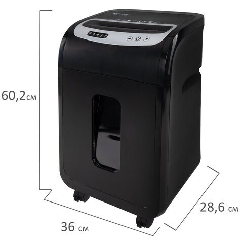 Уничтожитель (шредер) BRAUBERG PROFESSIONAL OF-1830x, HeavyDuty, CD, карты, 4 уровень секретности, 4×38 мм, 18 листов, 30 литров