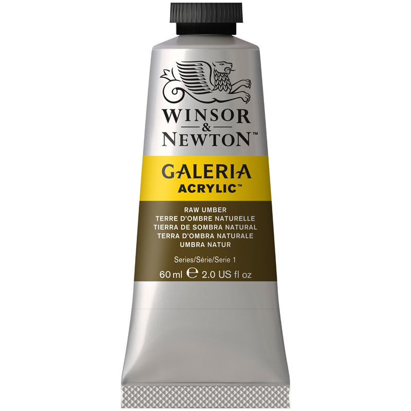 превью Краска акриловая художественная Winsor&Newton «Galeria», 60мл, туба, натуральная умбра