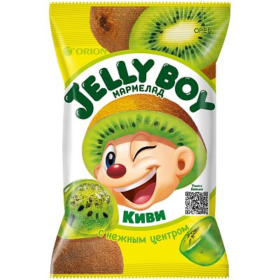 Мармелад жевательный ORION Jelly Boy со вкусом киви, 66г