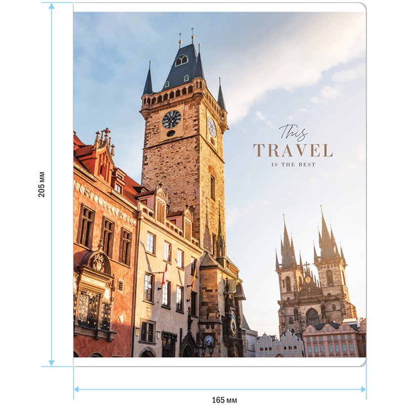 Тетрадь 48л., А5, клетка ArtSpace «Путешествия. Best trip»