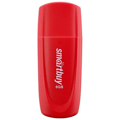 Память Smart Buy «Scout» 8GB, USB 2.0 Flash Drive, красный