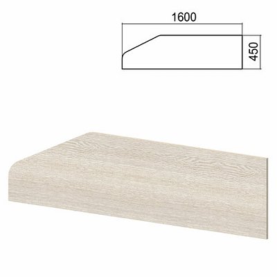 Экран-перегородка к столам «Арго»шириной 1600 ммясень шимо