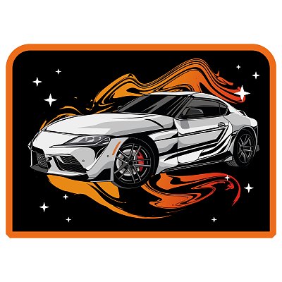 Папка для тетрадей 1 отделение, ArtSpace «Sports coupe», А5, пластик, на молнии