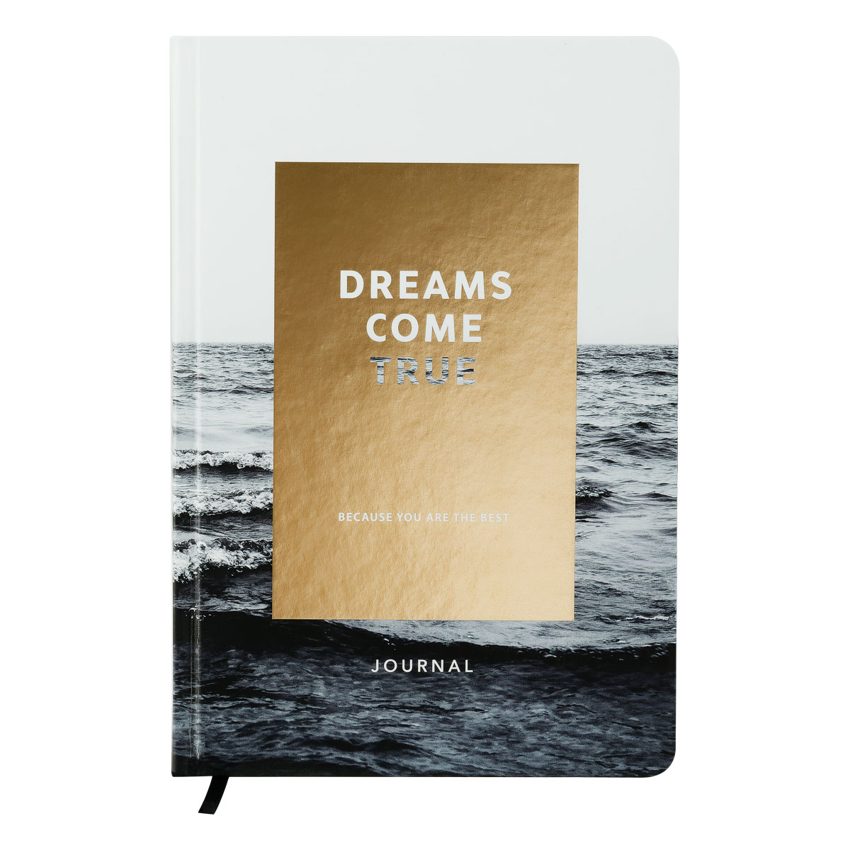 Ежедневник недатированный A5, 136л., 7БЦ, MESHU «Dreams come true», тон. блок, тиснение фольгой, кругление углов, закладка-ляссе