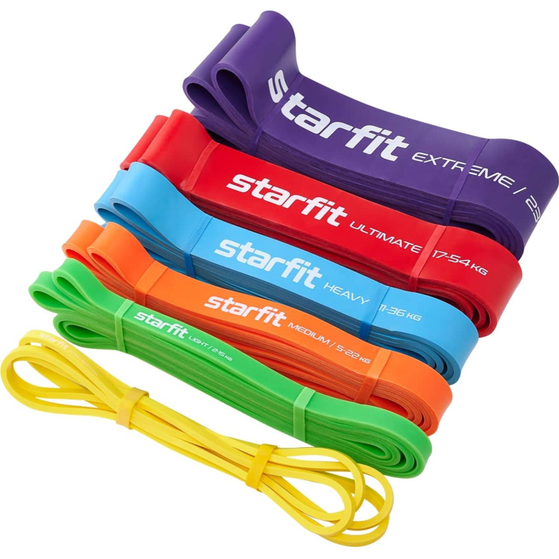 Эспандер ленточный STARFIT ES-803 17-54 кг, 208×4.4 см, красн, УТ-00020250