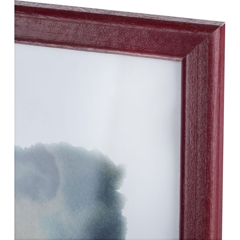 Фоторамка деревянная 21×30 красный лак 13-S10