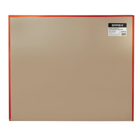 Коврик защитный для напольных покрытий BRABIX, поликарбонат, 100×120 см, глянец, толщина 1 мм