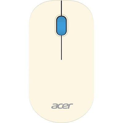 Мышь компьютерная ACER OMR205/1200dpi/беспроводная/USB/белый/голубой
