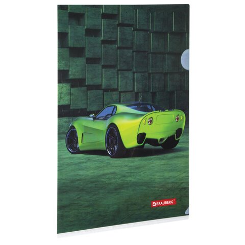 превью Папка-уголок BRAUBERG «Sport Car», А4, 150 мкм, цветная печать, 228044