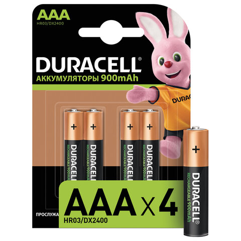 превью Аккумулятор DURACELL AAA/HR03-4BL 850mAh бл/4