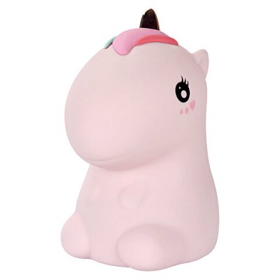 Ночник силиконовый LED «Единорог» 101×120x173 мм, белый свет/RGB, таймер, USB, аккумулятор 1200 мАч, DASWERK