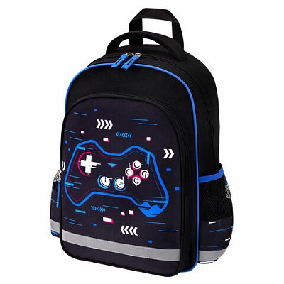 Рюкзак ПИФАГОР SCHOOL, 1 отделение, 3 кармана, «Lucky gamer», 38×28×14 см