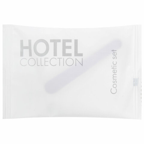 превью Косметический набор КОМПЛЕКТ 500 шт., HOTEL COLLECTION (диски+палочки+пилочка) саше, флоупак