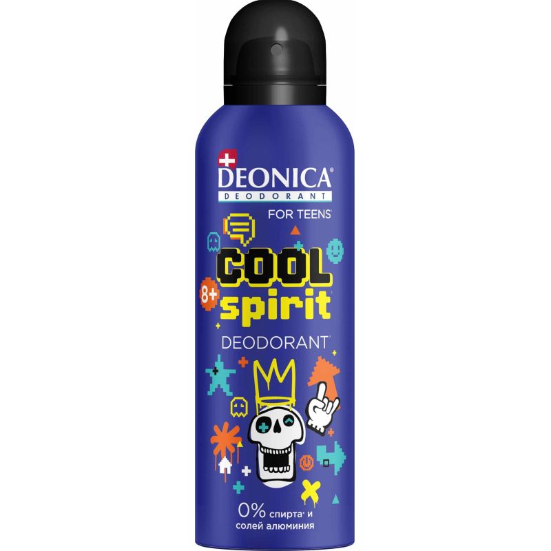 Дезодорант DEONICA FOR TEENS Cool Spirit спрей 125 мл арт. 1258751 ...