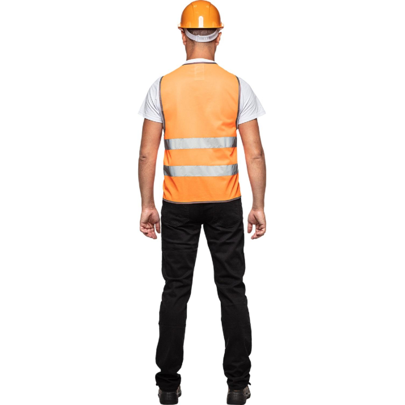 Жилет сигнальный, Тип 1Е, цв. оранж. (р. XS-M/40-46)