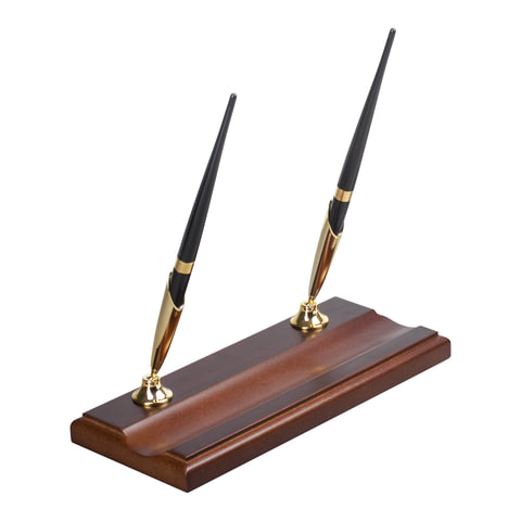 Набор настольный BESTAR «Neptun» из дерева, 5 предметов, цвет «орех»