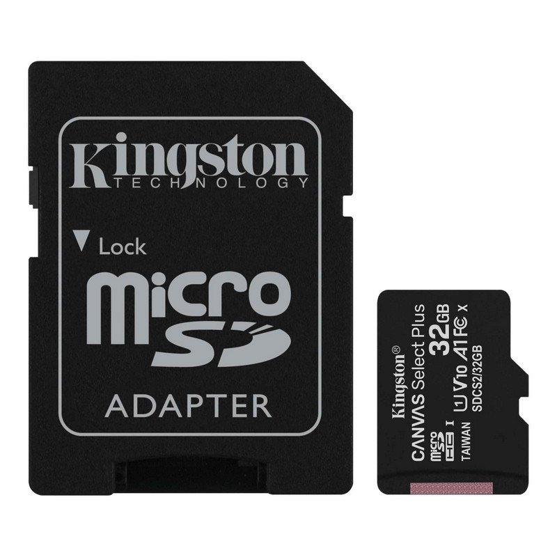 Карта памяти 32 Гб microSDHC Kingston Canvas Select Plus SDCS2/32Gb