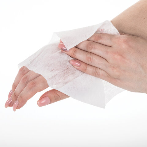 Салфетки влажные, 72 шт., ЛАЙМА Antibacterial, антибактериальные, клапан крышка, 129997