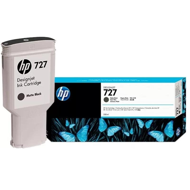 Картридж струйный HP 727 C1Q12A матовый черный оригинальный повышенной емкости